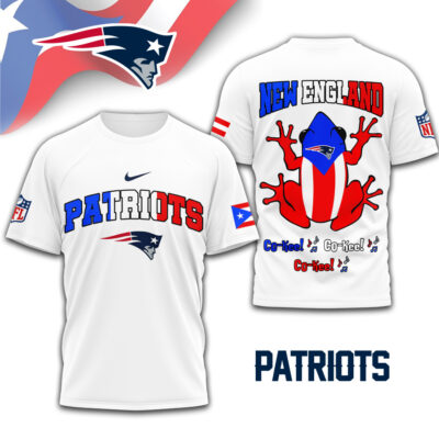 New England Patriots | Premium NFL Puerto Rico 3D Shirt