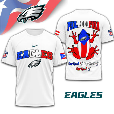 Philadelphia Eagles | Premium NFL Puerto Rico 3D Shirt