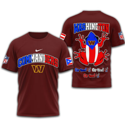 Washington Commanders | Premium NFL Puerto Rico 3D Shirt