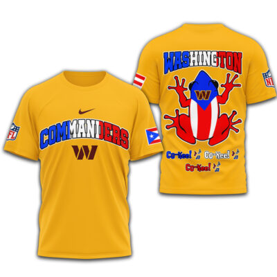 Washington Commanders | Premium NFL Puerto Rico 3D Shirt