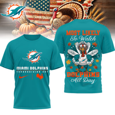 Miami Dolphins | Premium NFL Thanksgiving Day 3D Shirt