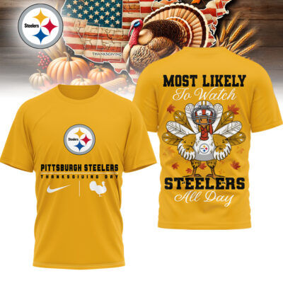 Pittsburgh Steelers | Premium NFL Thanksgiving Day 3D Shirt