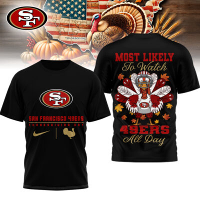 San Francisco 49ers | Premium NFL Thanksgiving Day 3D Shirt