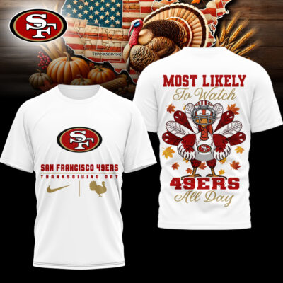 San Francisco 49ers | Premium NFL Thanksgiving Day 3D Shirt