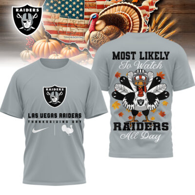 Las Vegas Raiders | Premium NFL Thanksgiving Day 3D Shirt