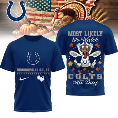 Indianapolis Colts | Premium NFL Thanksgiving Day 3D Shirt