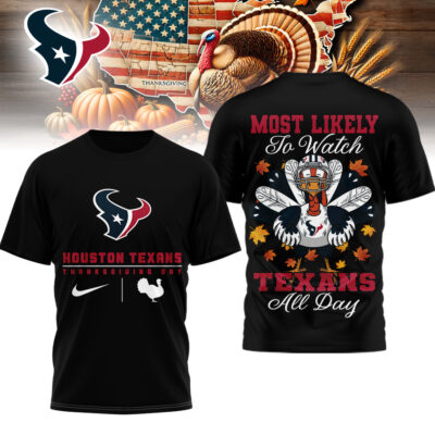 Houston Texans | Premium NFL Thanksgiving Day 3D Shirt