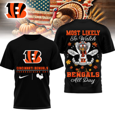 Cincinnati Bengals | Premium NFL Thanksgiving Day 3D Shirt