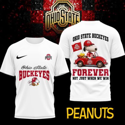 Ohio State Buckeyes | Premium NCAA Snoopy Football Fan 3D Shirt