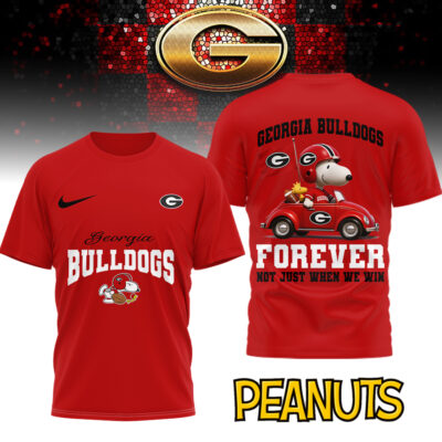 Georgia Bulldogs | Premium NCAA Snoopy Football Fan 3D Shirt
