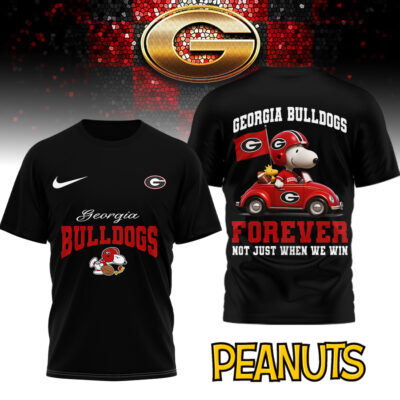 Georgia Bulldogs | Premium NCAA Snoopy Football Fan 3D Shirt