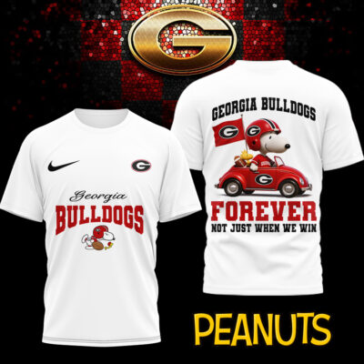 Georgia Bulldogs | Premium NCAA Snoopy Football Fan 3D Shirt