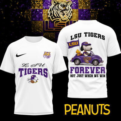 LSU Tigers | Premium NCAA Snoopy Football Fan 3D Shirt