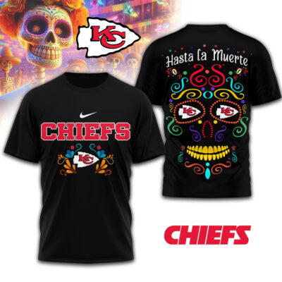 Kansas City Chiefs | Premium NFL Day of the Dead 3D Shirt