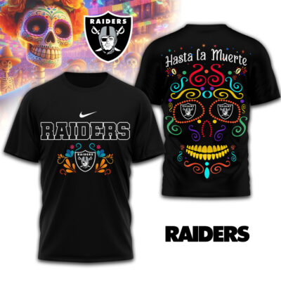 Las Vegas Raiders | Premium NFL Day of the Dead 3D Shirt