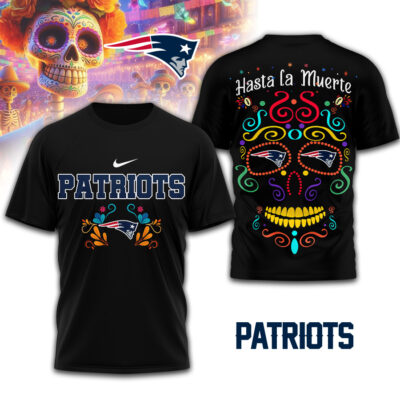New England Patriots | Premium NFL Day of the Dead 3D Shirt