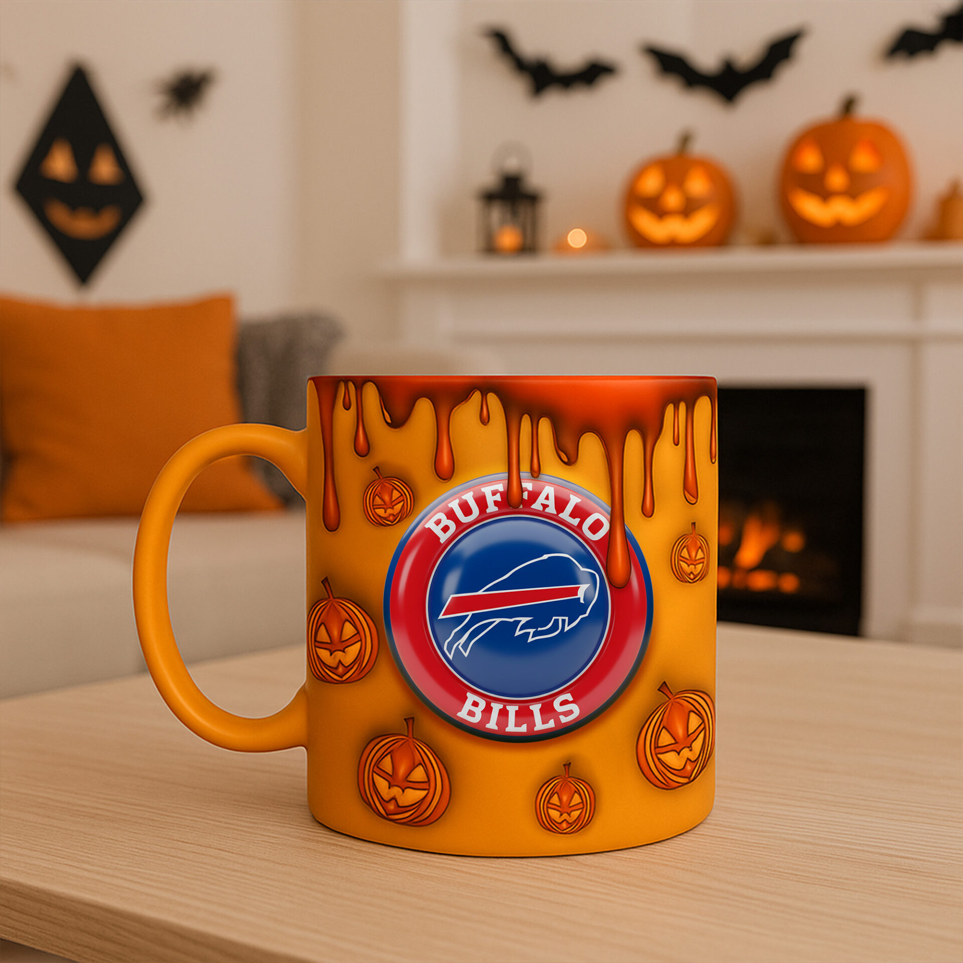 Buffalo Bills | Premium NFL Halloween Mug - Image 3