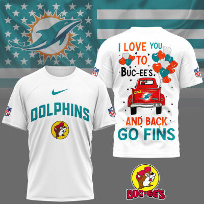 Miami Dolphins | Premium NFL Buc Fan Love 3D Shirt