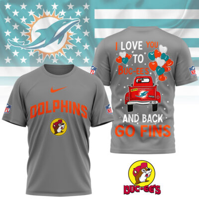 Miami Dolphins | Premium NFL Buc Fan Love 3D Shirt