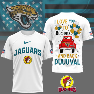 Jacksonville Jaguars | Premium NFL Buc Fan Love 3D Shirt