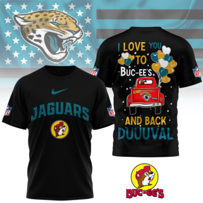 Jacksonville Jaguars | Premium NFL Buc Fan Love 3D Shirt