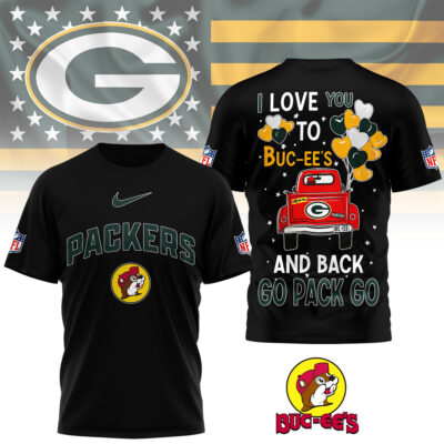 Green Bay Packers | Premium NFL Buc Fan Love 3D Shirt