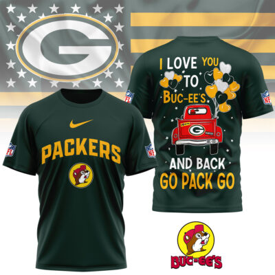 Green Bay Packers | Premium NFL Buc Fan Love 3D Shirt