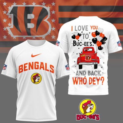 Cincinnati Bengals | Premium NFL Buc Fan Love 3D Shirt