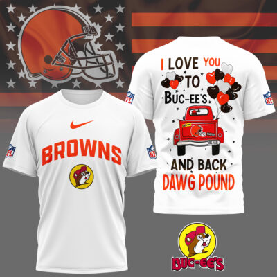 Cleveland Browns | Premium NFL Buc Fan Love 3D Shirt
