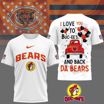 Chicago Bears | Premium NFL Buc Fan Love 3D Shirt