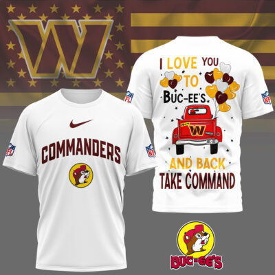 Washington Commanders | Premium NFL Buc Fan Love 3D Shirt