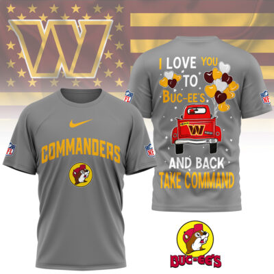 Washington Commanders | Premium NFL Buc Fan Love 3D Shirt