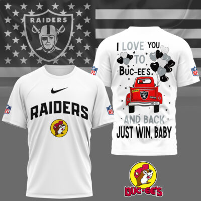 Las Vegas Raiders | Premium NFL Buc Fan Love 3D Shirt