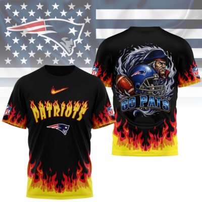 New England Patriots | Premium NFL Firewave 3D Shirt