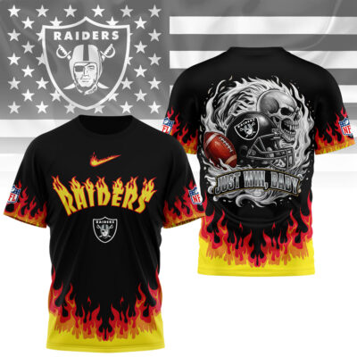 Las Vegas Raiders | Premium NFL Firewave 3D Shirt