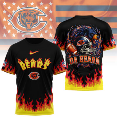 Chicago Bears | Premium NFL Firewave 3D Shirt
