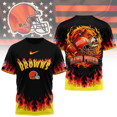 Cleveland Browns | Premium NFL Firewave 3D Shirt