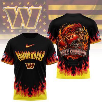 Washington Commanders | Premium NFL Firewave 3D Shirt