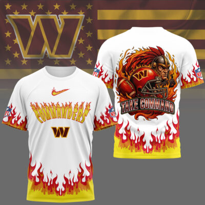 Washington Commanders | Premium NFL Firewave 3D Shirt