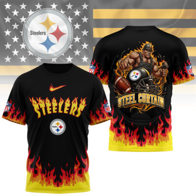 Pittsburgh Steelers | Premium NFL Firewave 3D Shirt