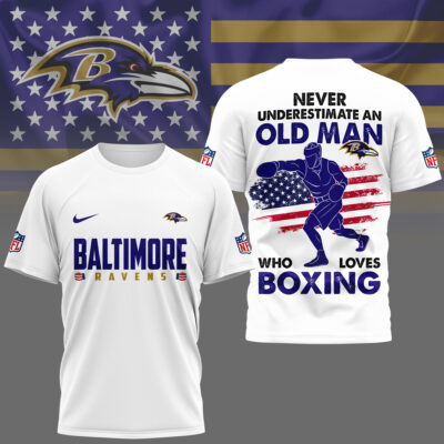 Baltimore Ravens | Premium NFL Boxing Fan 3D Shirt