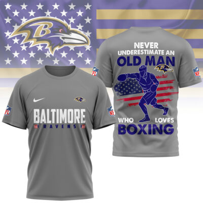 Baltimore Ravens | Premium NFL Boxing Fan 3D Shirt