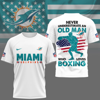 Miami Dolphins | Premium NFL Boxing Fan 3D Shirt
