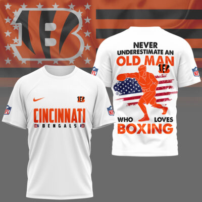 Cincinnati Bengals | Premium NFL Boxing Fan 3D Shirt