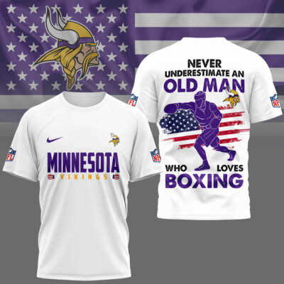 Minnesota Vikings | Premium NFL Boxing Fan 3D Shirt
