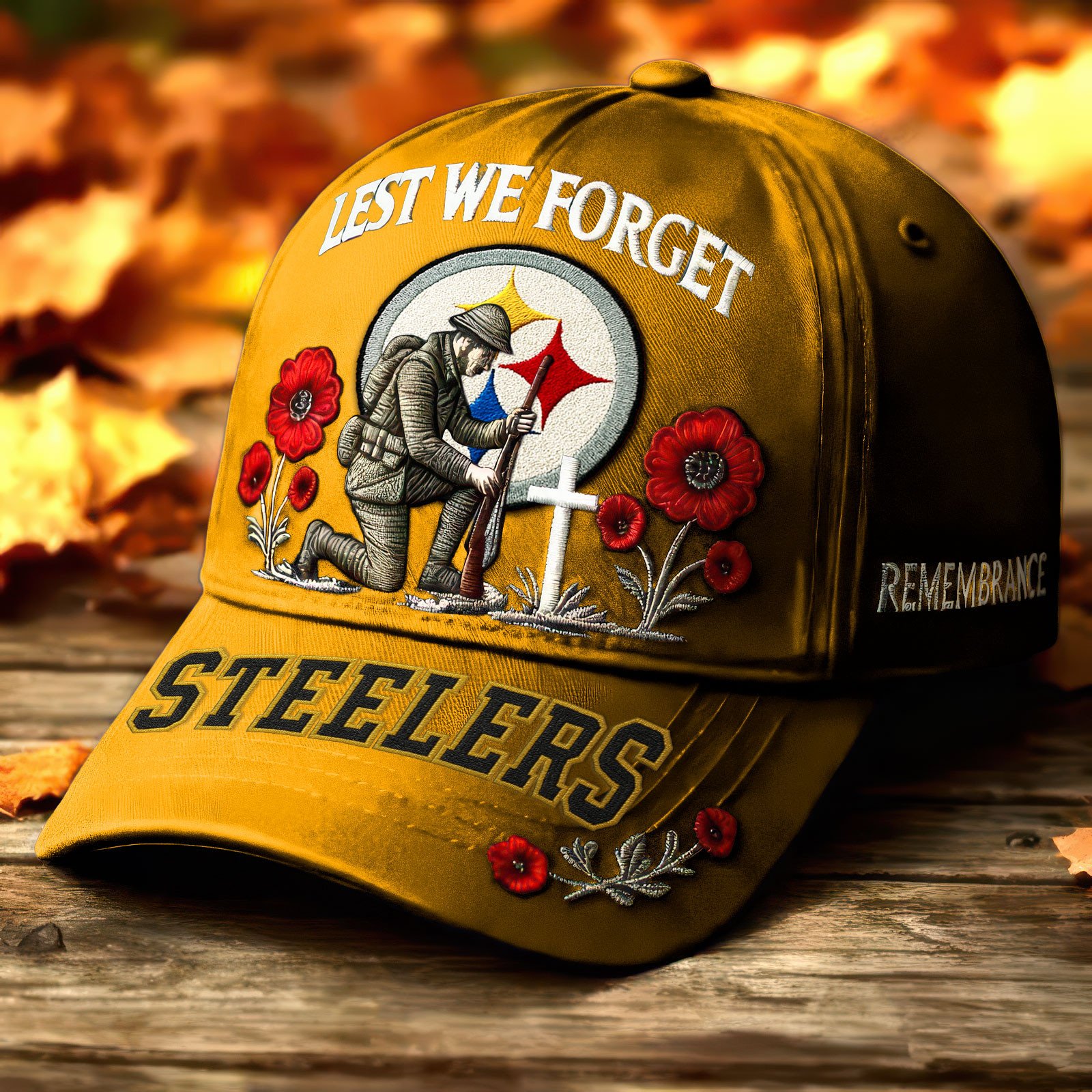 Pittsburgh Steelers | Premium NFL Lest We Forget Cap - Image 2