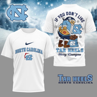 North Carolina Tar Heels | Premium NCAA Funny Xmas 3D Shirt
