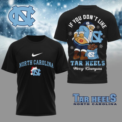 North Carolina Tar Heels | Premium NCAA Funny Xmas 3D Shirt