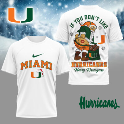 Miami Hurricanes | Premium NCAA Funny Xmas 3D Shirt