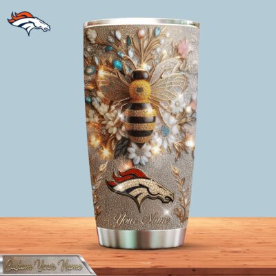 Denver Broncos | Premium NFL Bling Bee Tumbler